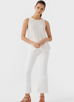 #42 ніжна блуза біла молочного кольору