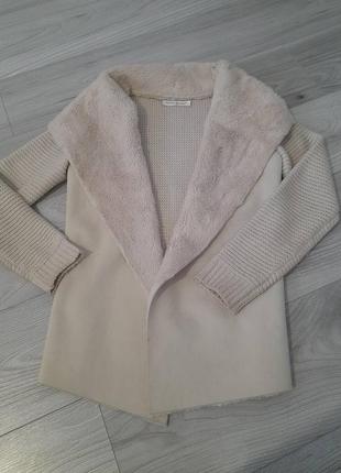 Дубленка-накидка