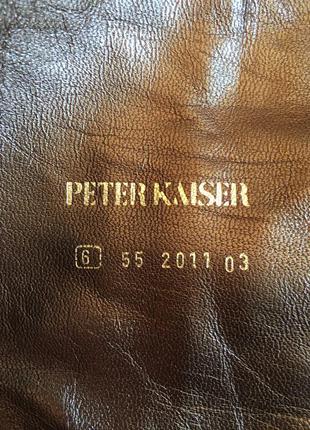 Женские кожаные сапоги peter kaiser4 фото