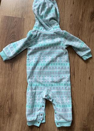 Фліска,флісовий ромпер carters 4