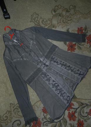 Эффектнейший,кардиган-блузка з мереживом,трикотаж-стрейч-варенка,туреччина5 фото