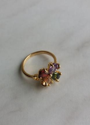 Кольцо "цветик-семицветик", р.16