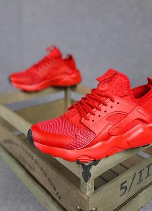 Женские кроссовки nike huarache красные  ⁇  женские кроссовки красные ски5 фото