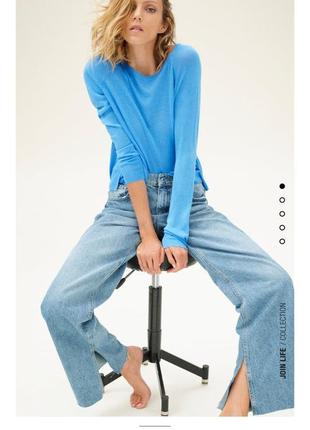 Новый женский тонкий свитер зара, оригинал, размер l