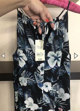Летнее асимметричное шифоновое платье сарафан,5 фото