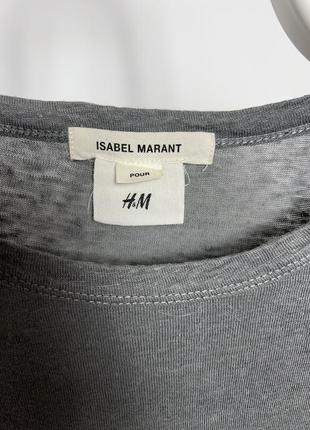 Льняная футболка isabel marant h&m5 фото