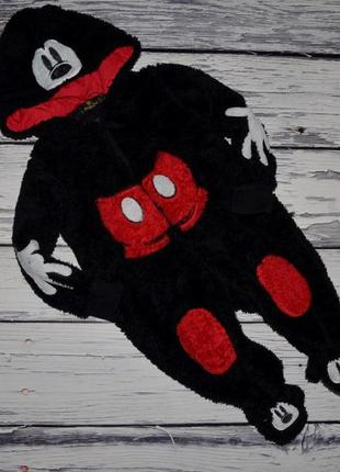 1 - 3 года фирменный деми комбинезон ромпер плюшевый микки маус mickey mouse