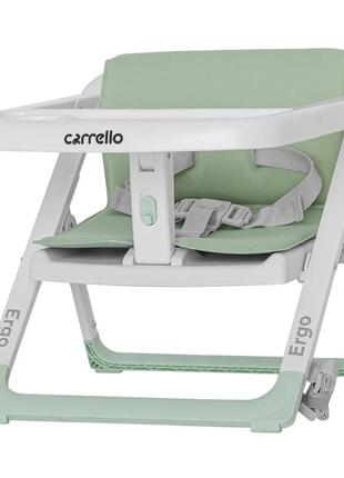 Стільчик - бустер для годування ergo, «carrello» (crl-8403), колір ash green (попелясто-зелений)