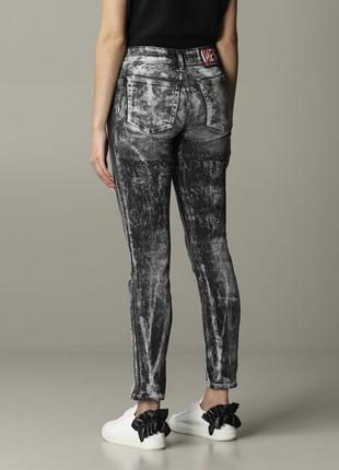 Diesel 28 32 slim stretch вузькі джинси сірі