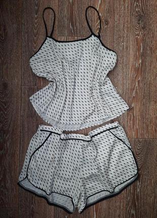 Атласная пижама 14/16