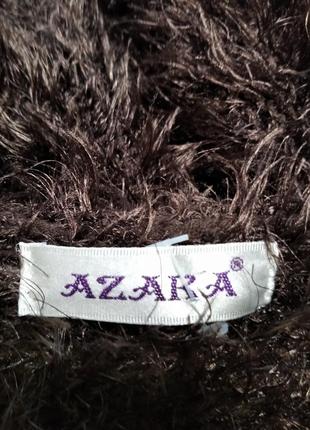 Теплая женская вязанная  кофта жилетка от azara турция.5 фото