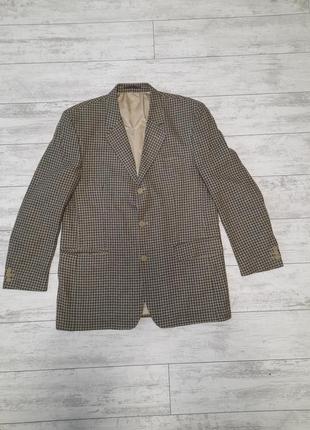 Винтажный красивый пиджак, жакет , прекрасная ткань, pierro cini1 фото