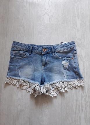 Джинсовые шорты denim pimkie xs\s