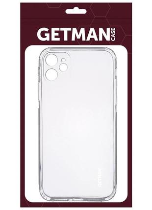 Tpu чехол getman clear 1,0 mm для apple iphone 12 mini (5.4")