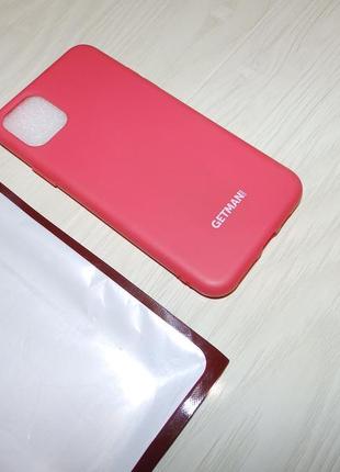 Чехол silicone case for magnet для apple iphone 11 pro max (6.5") getman red4 фото