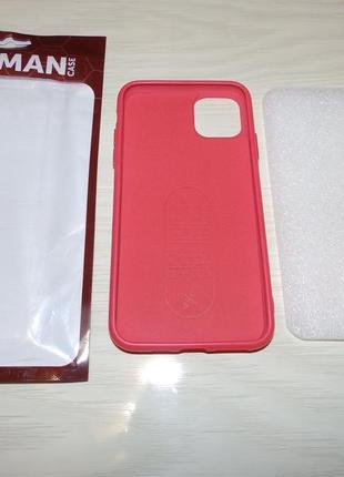 Чехол silicone case for magnet для apple iphone 11 pro max (6.5") getman red5 фото