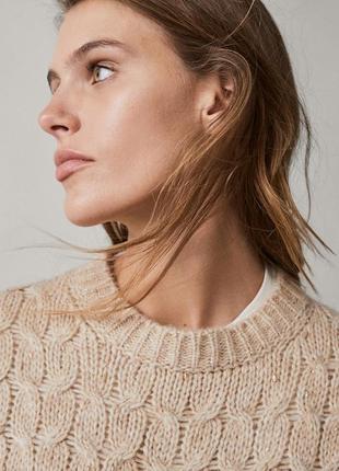 Джемпер, светр з альпаки massimo dutti 5