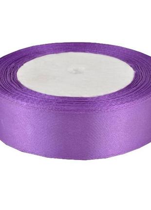 Лента атласная 2,5см 5шт фиолетовая ла25-60