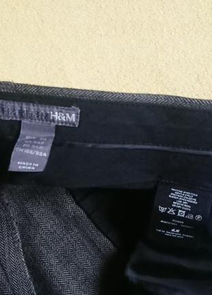 Фірмові зимові теплі шерстяні брюки h&m,розмір 34(50).7 фото