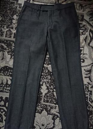 Фірмові зимові теплі шерстяні брюки h&m,розмір 34(50).1 фото