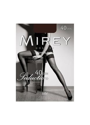 Панчохи з мереживом мірей seduction 40 ден.