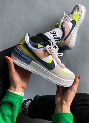 Женские кроссовки nike air force 1 shadow photon dust2 фото