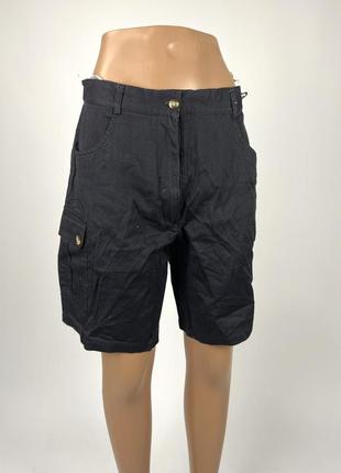 Шорты черные, легкие colours of the world, хлопок