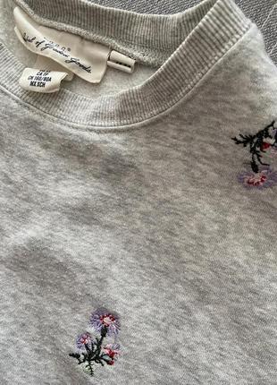 Кофтинка оверсайз у квітковий принт 2