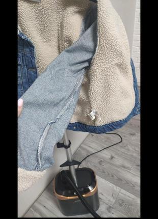 Джинсова утеплена кофта, куртка, піджак4 фото