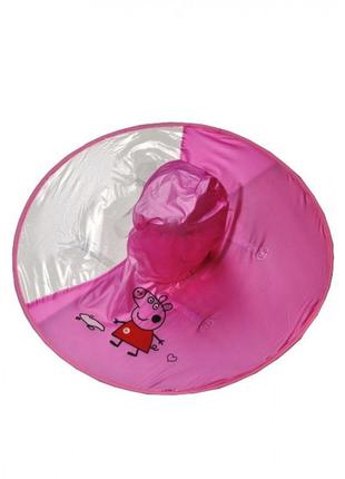 Парасолька дощовик пепа рожевий zd-s-3 діаметр 68см