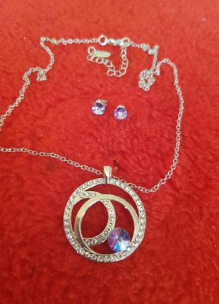 Набор колье и серьги
