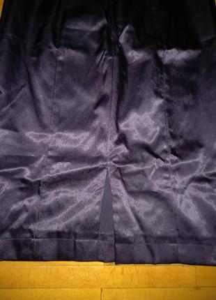 Платье vestry фиолетовое сливовое атласное платье базовое с открытой спиной3 фото
