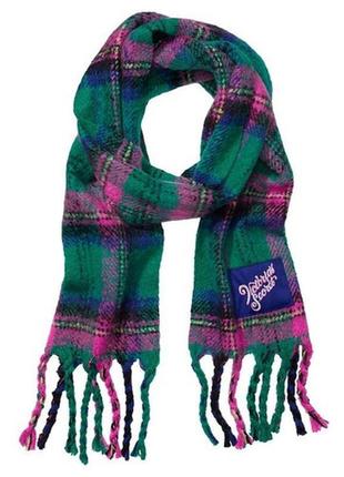 Victorias victorias secret вікторія сікрет теплий шарф cozy plaid scarf