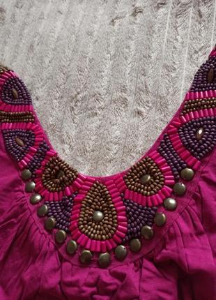 Сукня сарафан сток бусинки4 фото