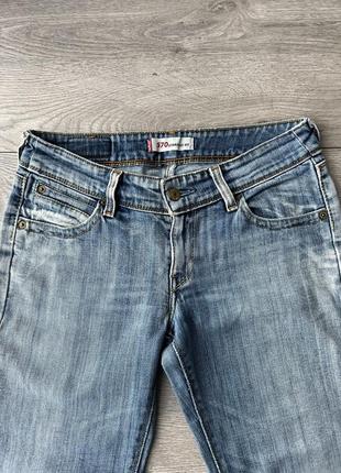 Джинсы levi’s 570 straight fit голубые5 фото