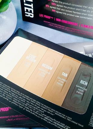 Оригинальный пробник тональный крем huda beauty fauxfilter оригінальний пробник тональний2 фото