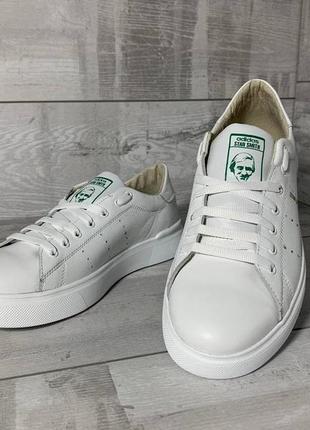 Кеды кроссовки мужские кожаные adidas stan smith5 фото