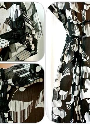 Шифоновое полупрозрачное платье, туника debenhams. размер uk16(xl).2 фото