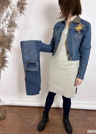 Куртка + джинсы женские, джинсовий костюм курточка жіноча і джинси9 фото