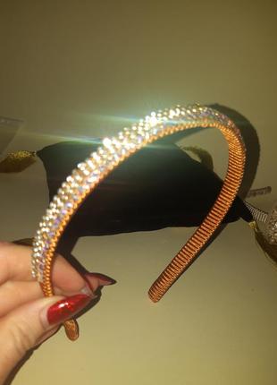 Ніжний обідок обруч для волосся з кристалами swarovski