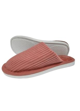 Тапки домашние коралловые 151