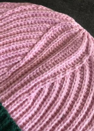 Victoria´s victorias secret виктория сикрет colorblock beanie шапка7 фото