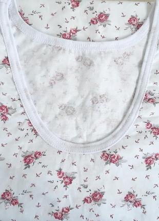 Женская рубашка майка ночнушка 100% хлопок2 фото