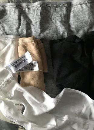 Amazon essentials cotton stretch thong underwear трусики стрінги бавовна 6шт xs s3 фото