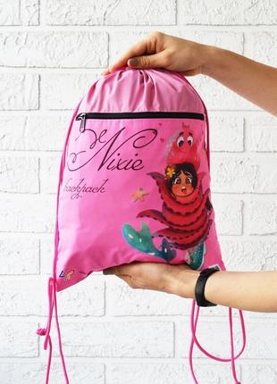 Рюкзак-сумка для одежды и обуви 4profi  "nixie", octopus pink 46167