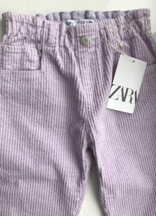 Вельветовые брюки zara5 фото