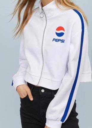 Класный свиншот, толстовка,  худи на молнии pepsi, h&m1 фото