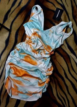 🌿миле платтячко драпірування, збоку блискавка, цікавий топ на запах🌿