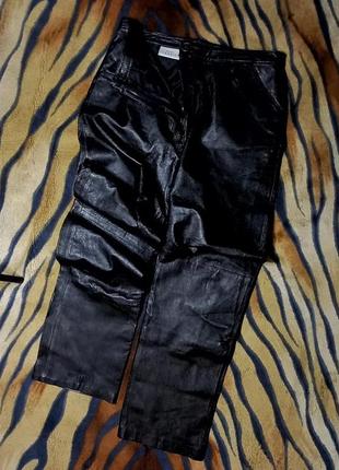 🌿брючки из натуральной кожи, шикарные, кожа мягкая🌿