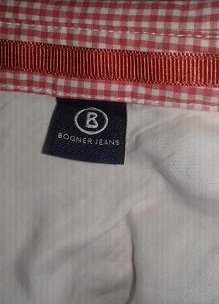 Рубашка в клеточку с длинным рукавом bogner jeans,p.s6 фото